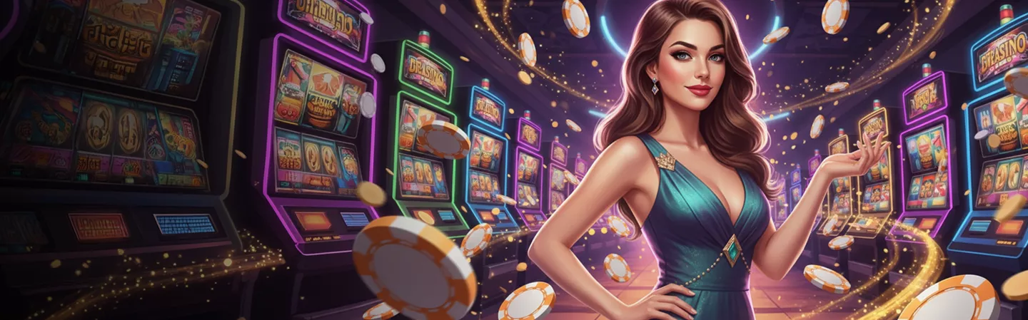 Banner Vox Casino przedstawiający gry i bonusy