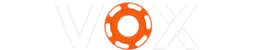 Logo Vox wyświetlane w stopce strony